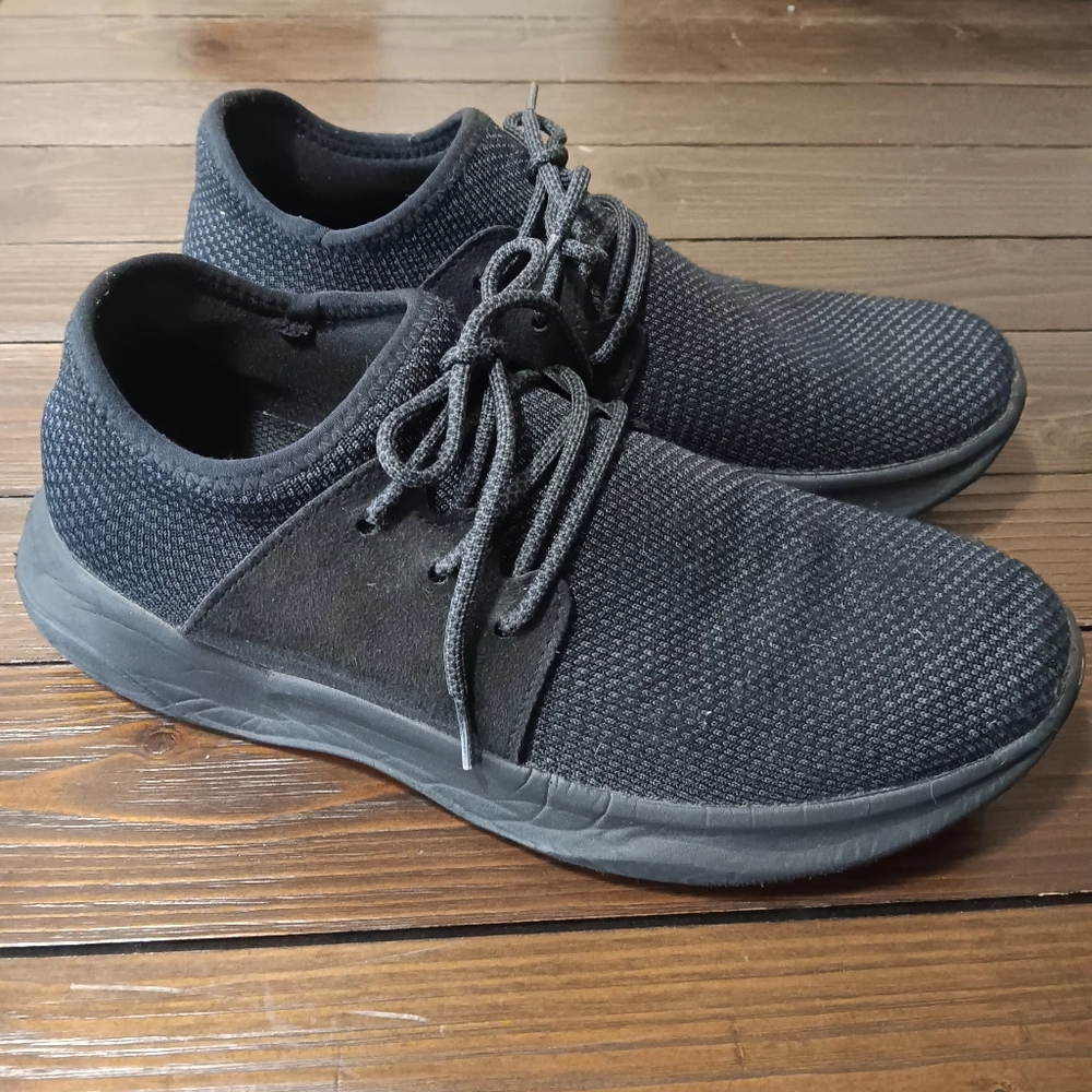 Vessi Everyday Classic Sneaker Black Size 9 Mens Lace Up Comfort Waterproof